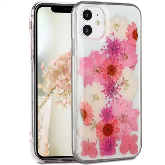 NEW! Urban Outfitters Recover Pink Pressed Flowers iPhone Case / XR - Picture 6 of 6